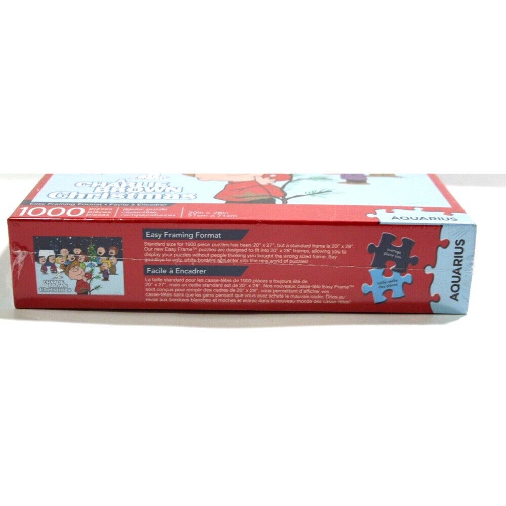 Aquarius A Charlie Brown Peanuts Snoopy Linus Christmas 1000 Pieces Puzzle NEW - Picture 6 of 7